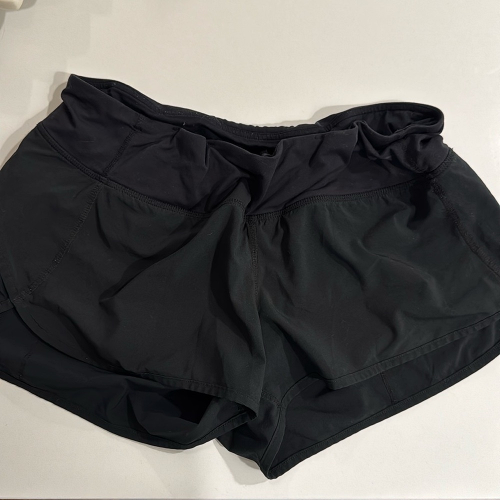 Lululemon black shorts - tag is missing but I believe size 8